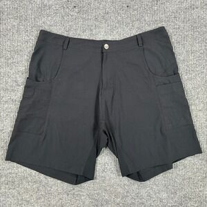 Black Tip El Pescador Shorts Mens Size 40 Nylon Stretch Fishing Outdoor Utility